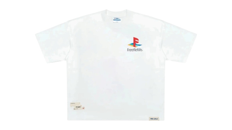 Free Refills Ps Tee Wit