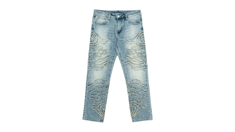 Free Refills Zebra Pants Blauw