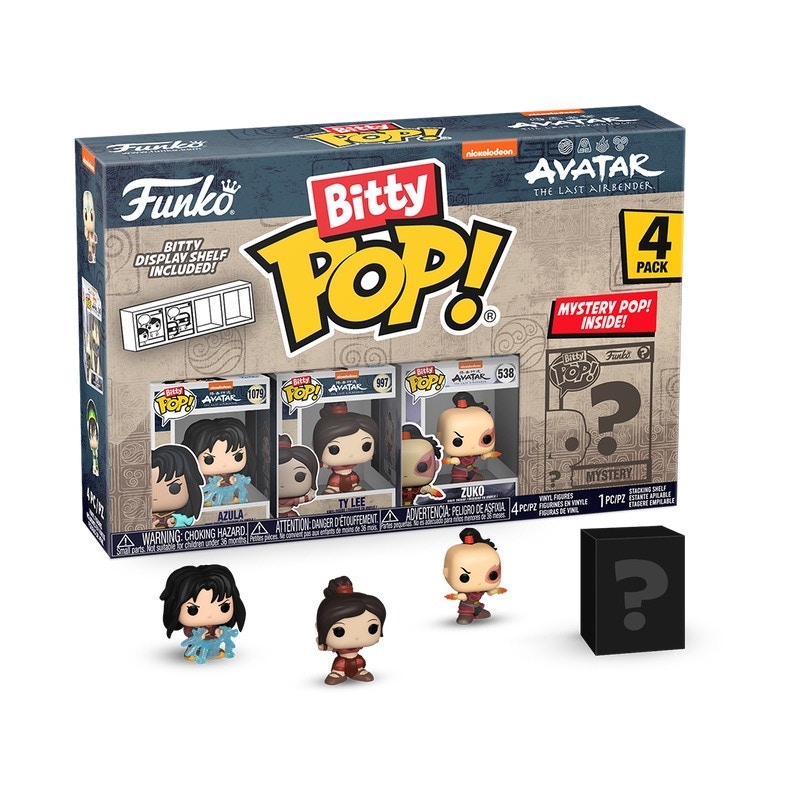 Funko Bitty Pop! Avatar Azula Ty Lee Zuko 4 Pack