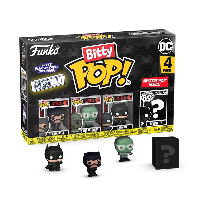 Funko Bitty Pop! Batman 85th Selena Kyle The Riddler Batman 4 Pack
