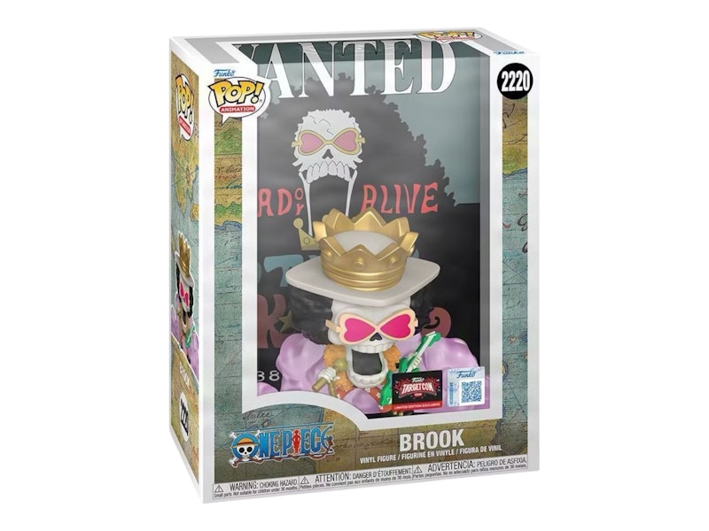 Funko Pop! Animation One Piece Brook TargetCon Exclusive Figure #2220