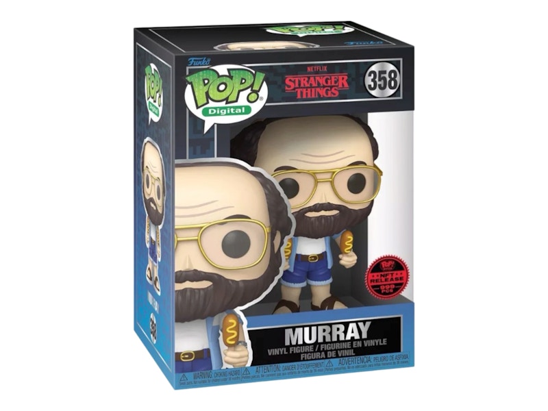 Funko Pop! Digital Strager Things Murray NFT Release Figure #358
