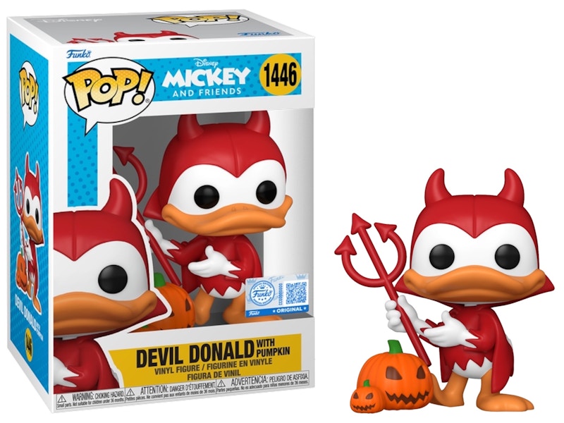 Funko Pop! Disney: Devil Donald with Pumpkin Figure #1446