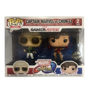 Funko Pop! Games Marvel vs Capcom: Infinite Captain Marvel vs. Chun-Li 2 Pack