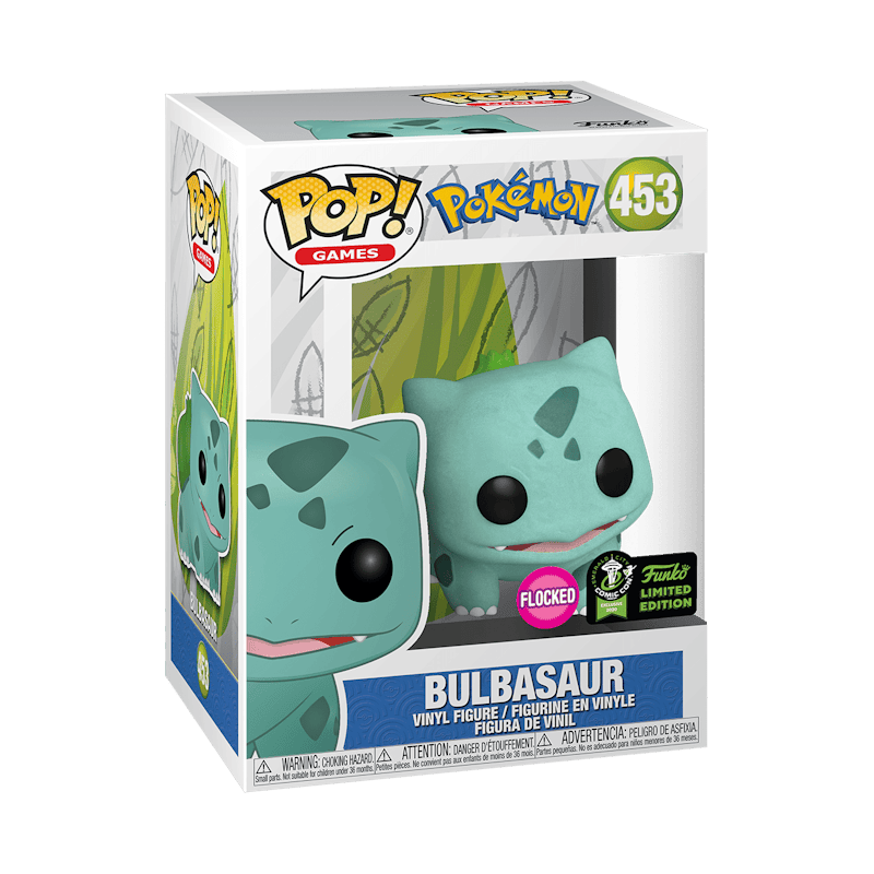 Funko Pop! Games Pokemon Bulbasar ECCC Exclusive Figure #453