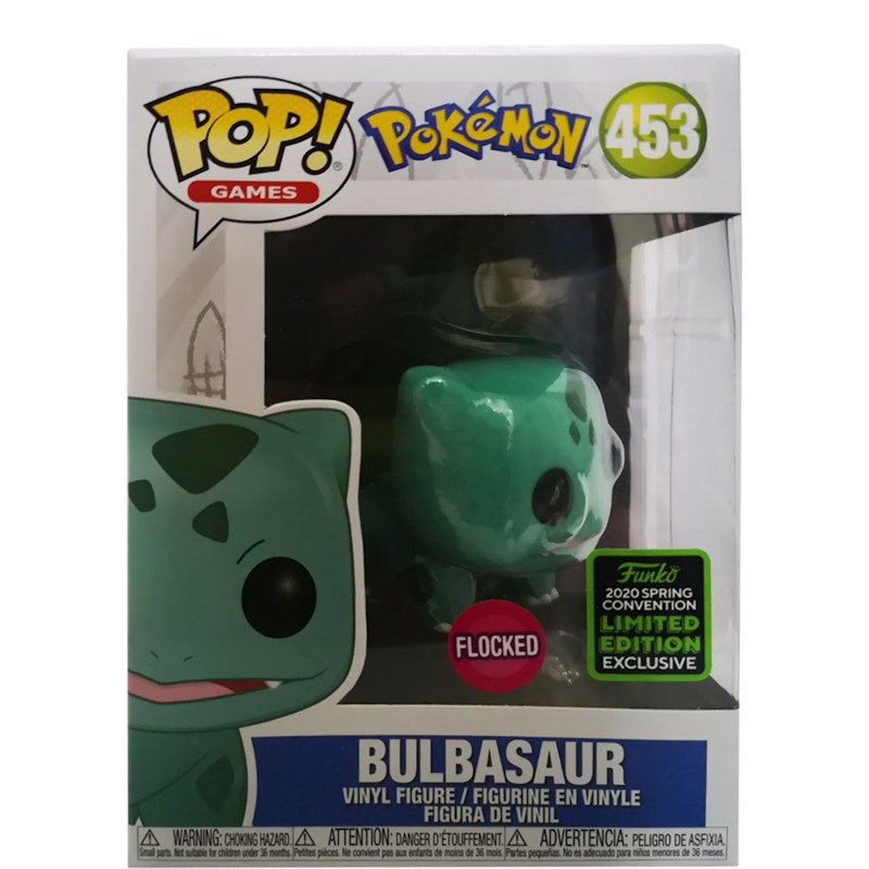 Funko Pop! Games Pokemon Bulbasaur Spring Convention Exclusive Figure #453