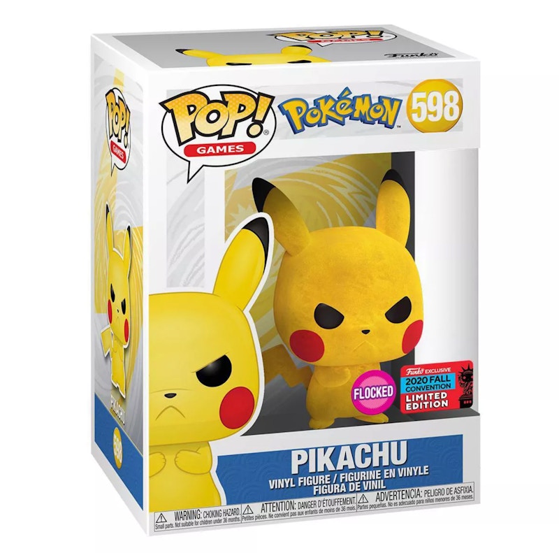Funko Pop! Games Pokemon Grumpy Pikachu Fall Convention Exclusive Figure #598