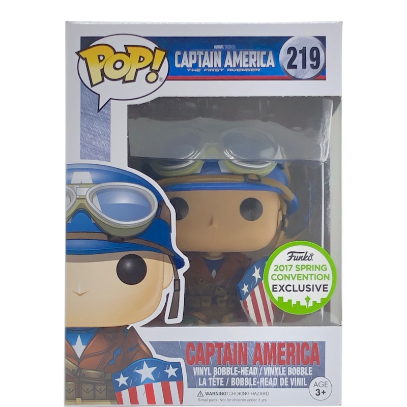 Funko Pop! Marvel Captain America Spring Convention Exclusive Figure #219