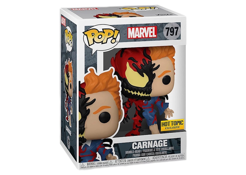 Funko Pop! Marvel Carnage Hot Topic Exclusive Figure #797