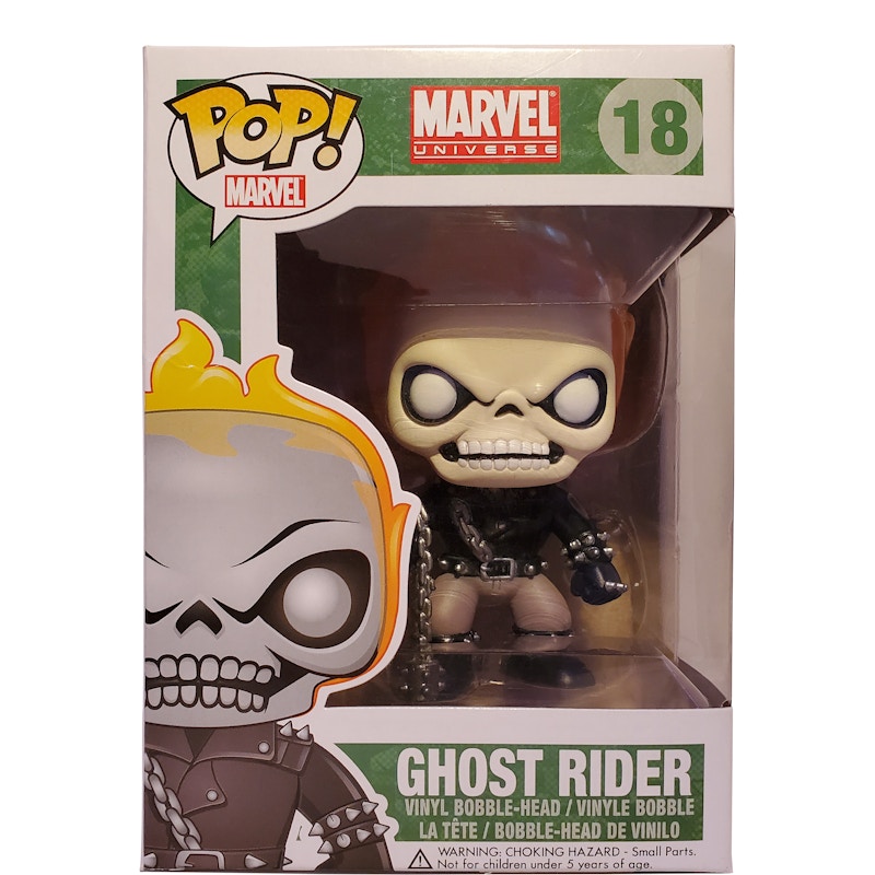 Funko Pop! Marvel Universe Ghost Rider Bobble-Head Figure #18