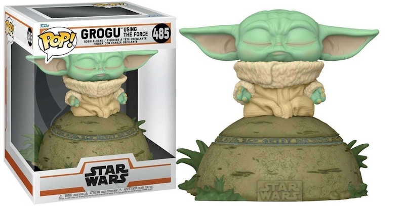 Funko Pop! Star Wars: Grogu Using The Force Figure #485