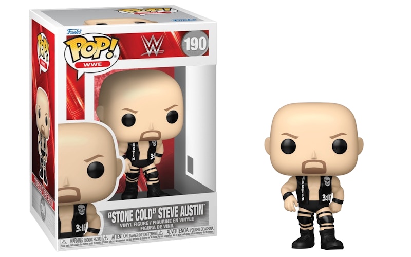 Funko Pop! WWE: “Stone Cold” Steve Austin Figure #190