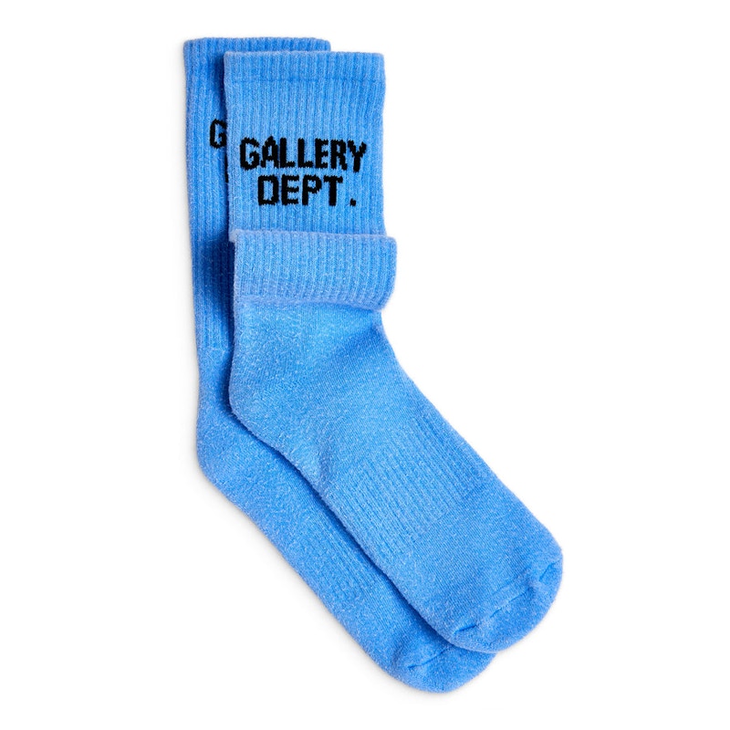 Gallery Dept. Clean Sock Flo Blauw