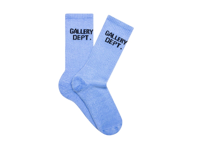 Gallery Dept. Clean Socks Fluorescent Blauw
