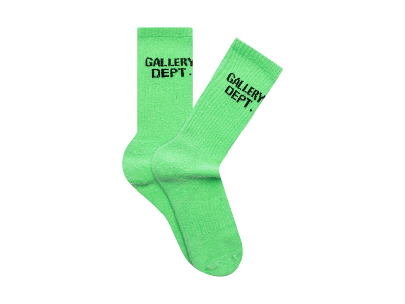 Gallery Dept. Clean Socks Fluorescent Groen