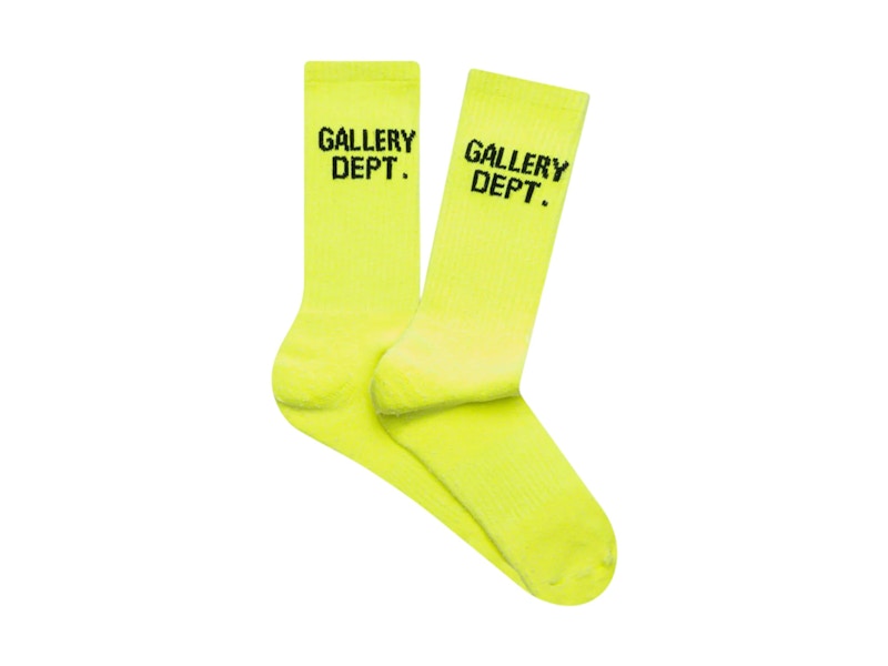 Gallery Dept. Clean Socks Fluorescent Geel