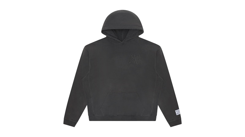 Gallery Dept. Dept Embossed Hoodie Graphite Zilver