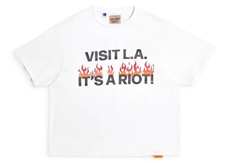 Gallery Dept. L.A. Riot T-shirt Wit