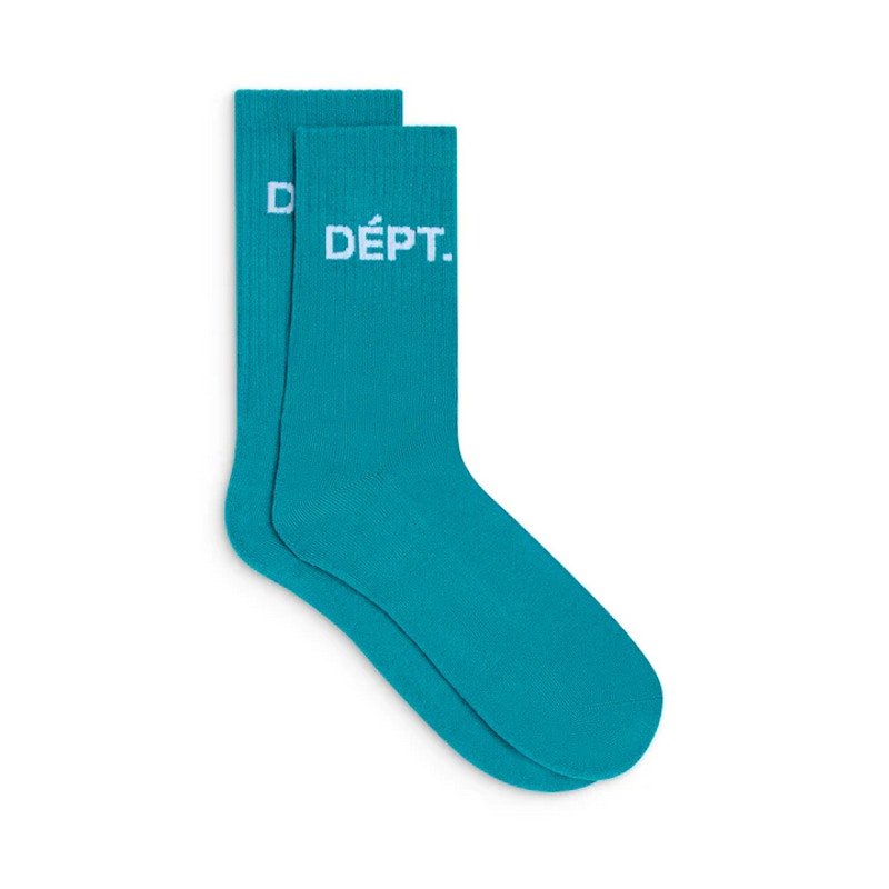 Gallery Dept. Logo Socks Miami Blauw