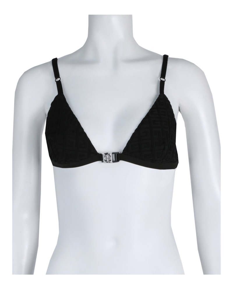 Givenchy 4G Monogram Triangle Bra Zwart