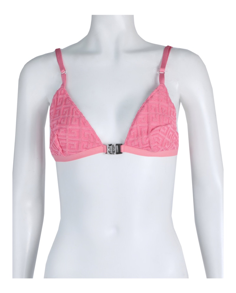 Givenchy 4G Monogram Triangle Bra Bright Roze