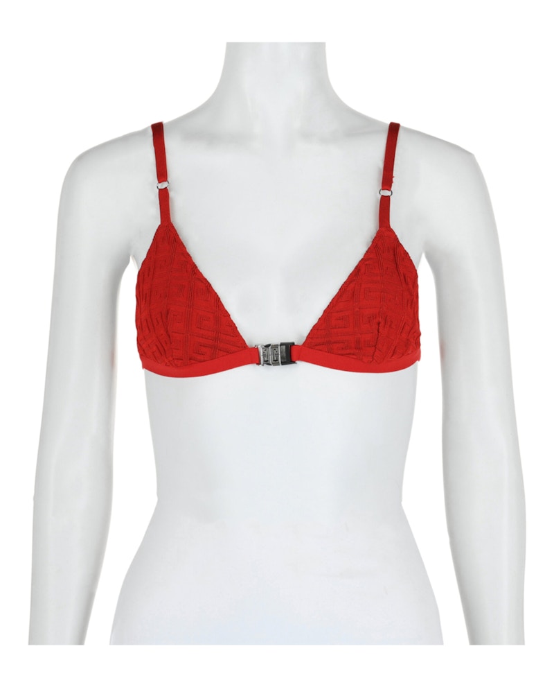 Givenchy 4G Monogram Triangle Bra Vermilion Vermillion