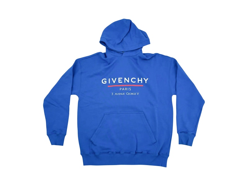 Givenchy Address Hoodie Ocean Blauw