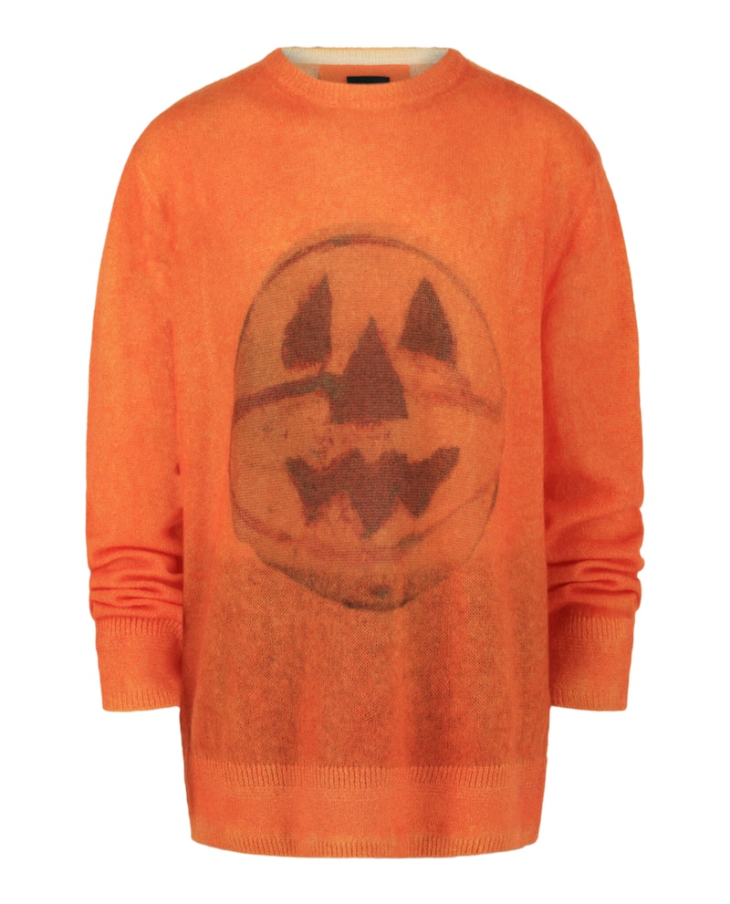 Givenchy Ceramics-Print Sweater Pumpkin Oranje
