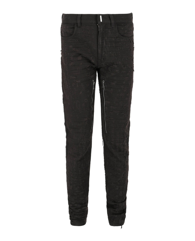 Givenchy Distressed Jeans Dark Bruin