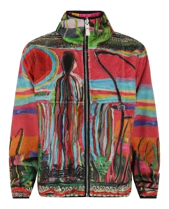 Givenchy Josh Smith Reversible Fleece Jacket Multi Multicolor
