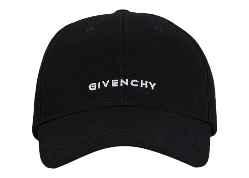 Givenchy Logo 4G Embroidered Cap Zwart