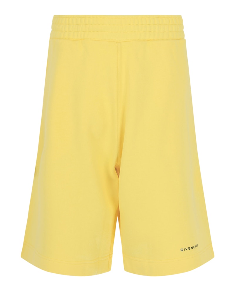 Givenchy Logo Bermuda Sweatshorts Geel