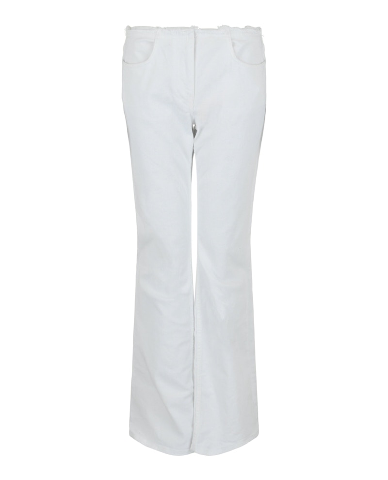 Givenchy Low-Rise Flared Jeans Wit