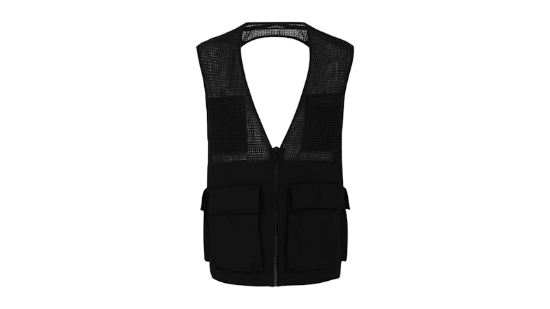 Givenchy Mesh Cargo Vest Zwart