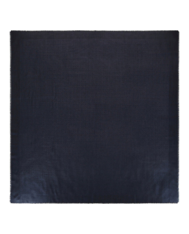 Givenchy Oversized 4G Logo Scarf Dark Blauw