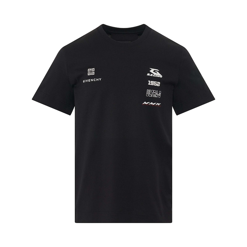 Givenchy Racing Logo T-Shirt Zwart