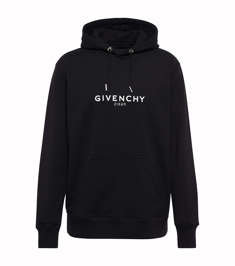 Givenchy Reverse Hoodie in Fleece Zwart