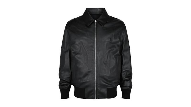 Givenchy Reversible Bomber Leather Jacket Zwart