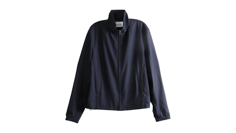 Givenchy Striped Zipped Blouson Jacket Blauw