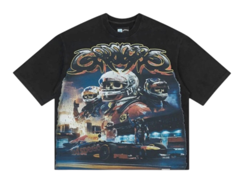 Godspeed Front Runners Tee Zwart