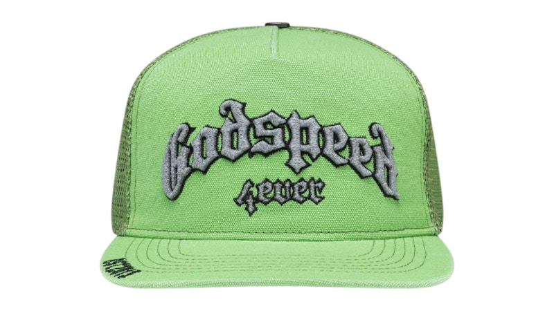 Godspeed GS Forever Trucker Hat Washed Lime Wash