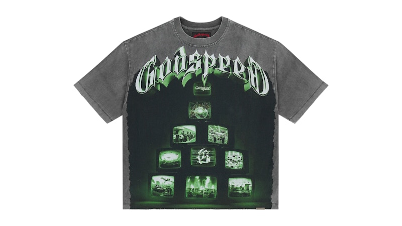 Godspeed Overstimulation T-shirt Grijs