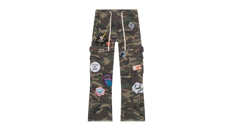 Godspeed Patchwork Flared Cargo Pants Broeken