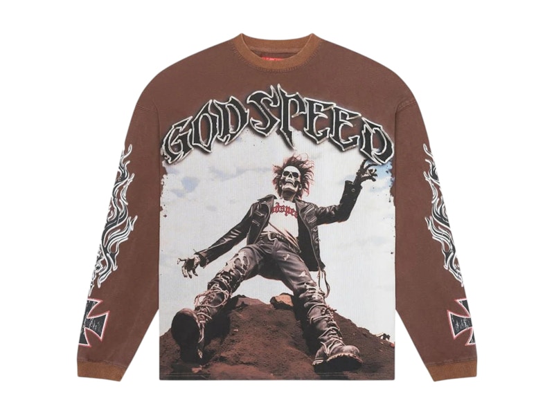 Godspeed Rocker /S Tee Wash Bruin