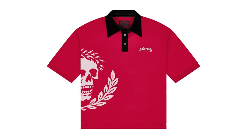 Godspeed Victor Oversized Crest Polo Rood