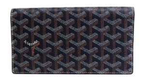 Goyard Richelieu Wallet Goyardine Blauw