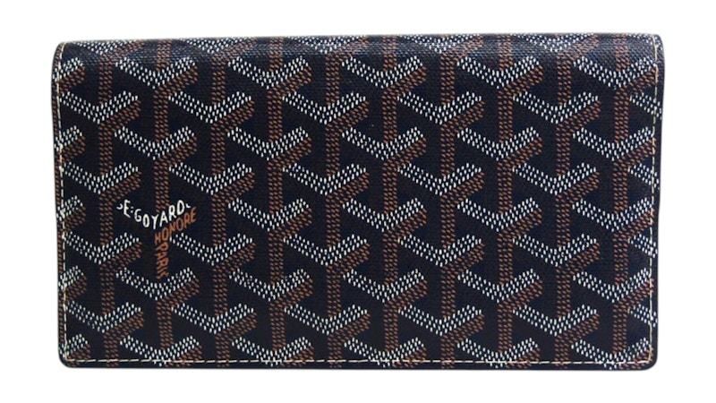 Goyard Richelieu Wallet Goyardine Blauw