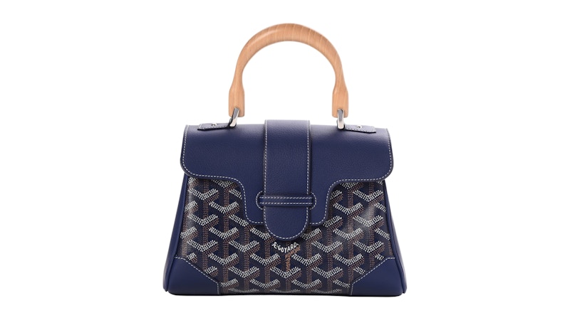 Goyard Saigon Goyardine Mini Blauw