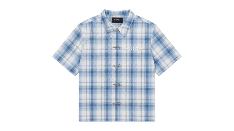 Guapi Glacier Plaid Shirt Blauw