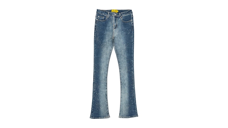 Guapi Starry Sky Jean Acid Blauw